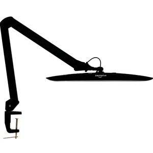 bemelux 117PCS LED Clamp Desk Lamp, 20 Inch Metal Swivel Arm with Protective Cas